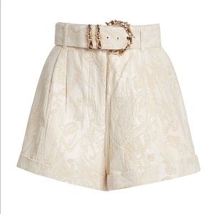 Acler
bamboo-buckle shorts with belt